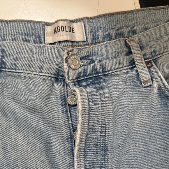 Agolde Blue Denim Jeans – Women’s Size 34 – EUC / Excellent Condition - Picture 5 of 7
